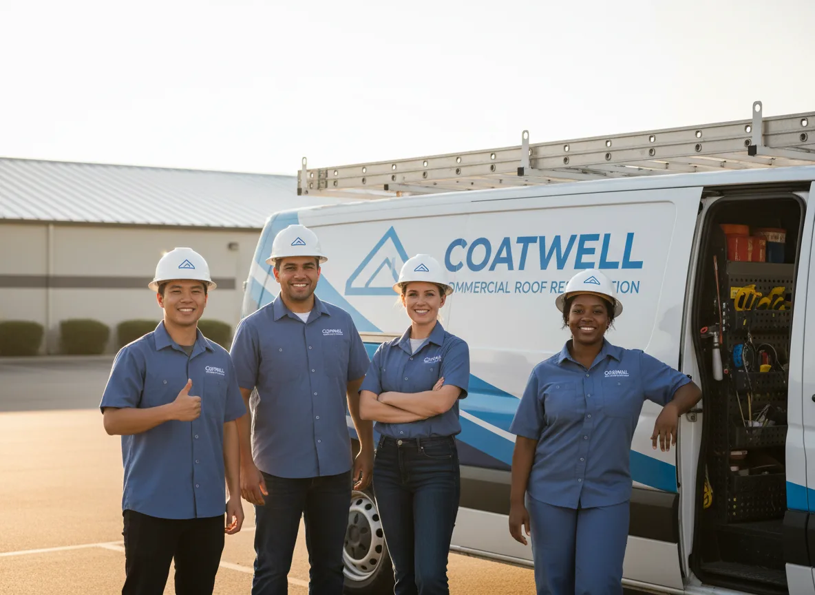 Commercial roof coating company in Joinerville, TX